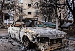 Сгоревшие автомобили
